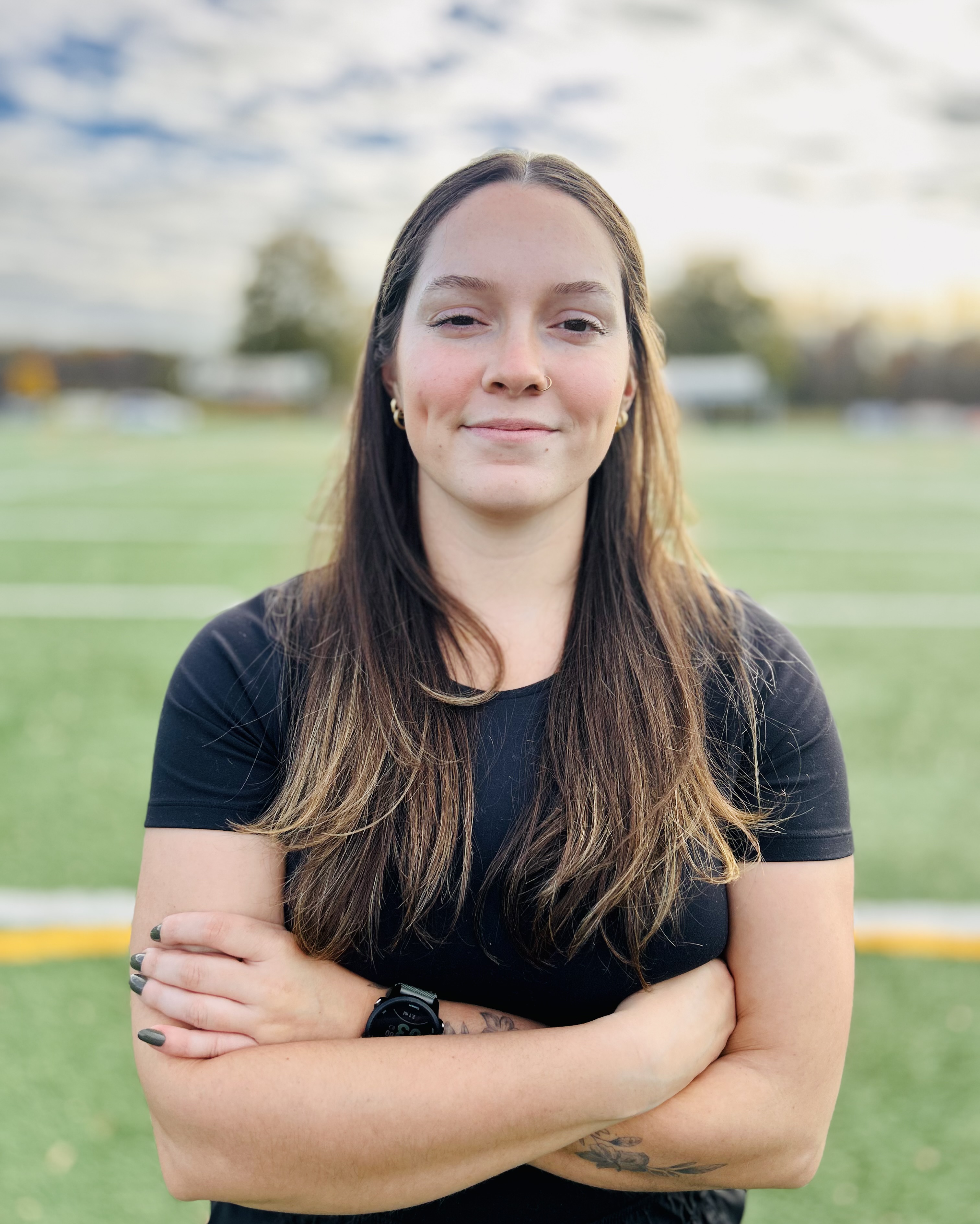 Coach Katie Football coach