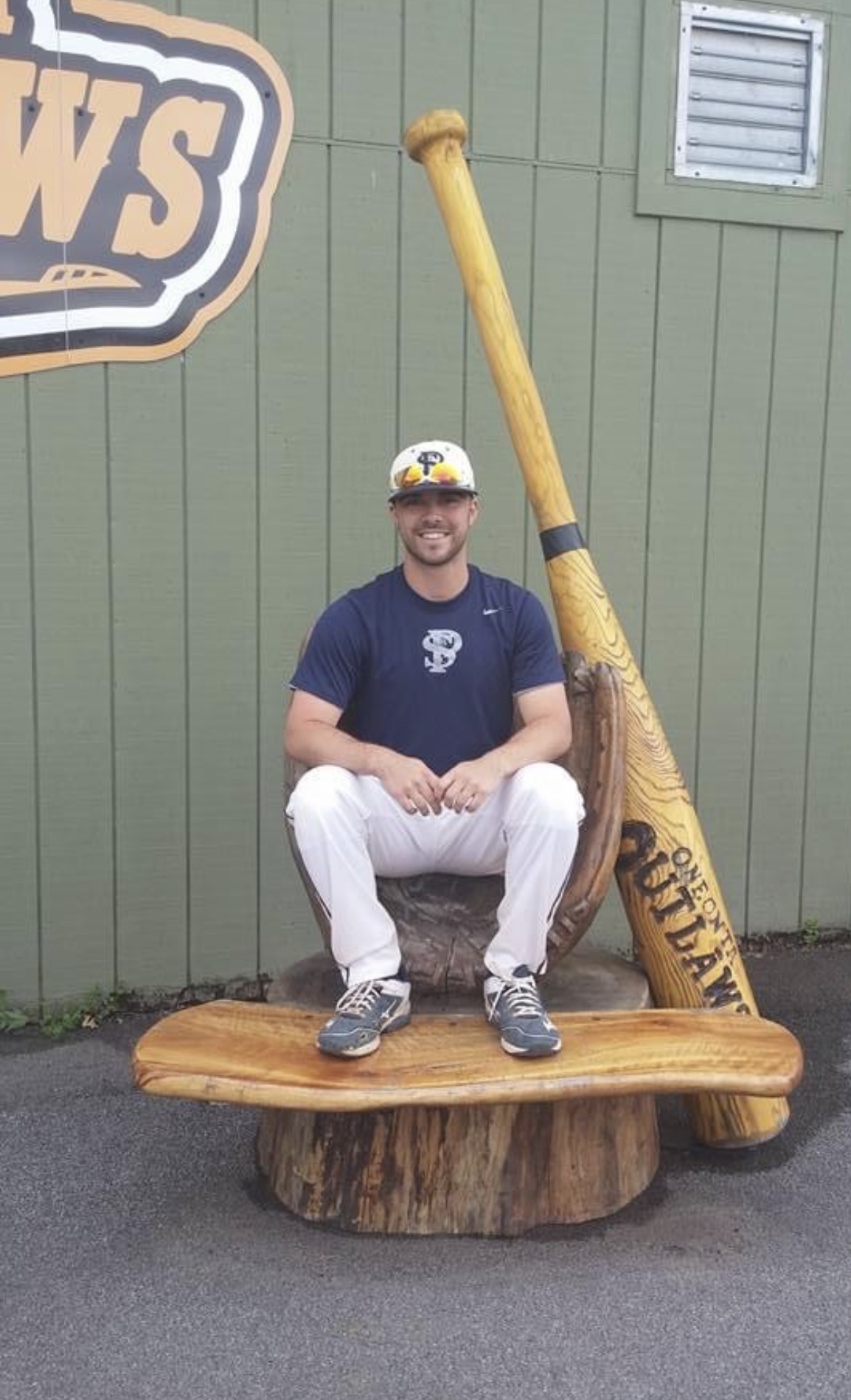 Coach Domenic Baseball coach